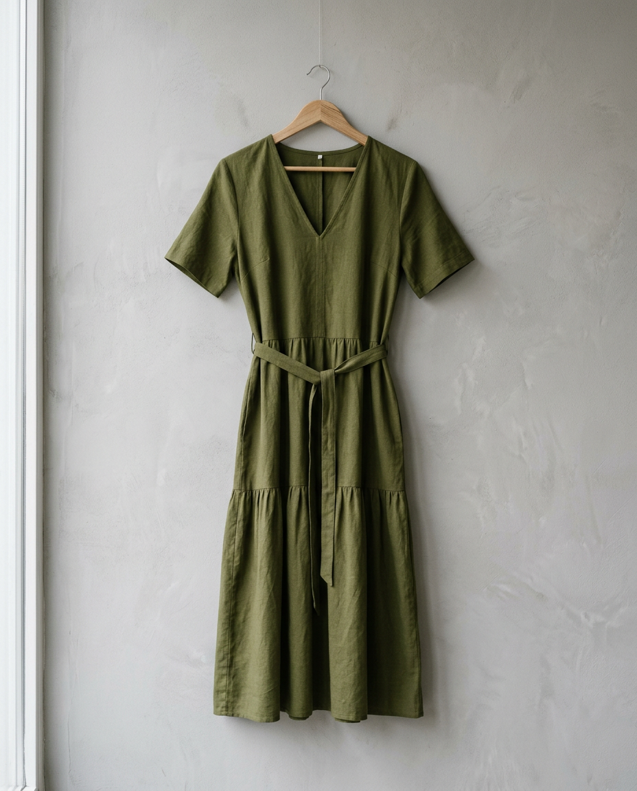 Olive Midi Dress
